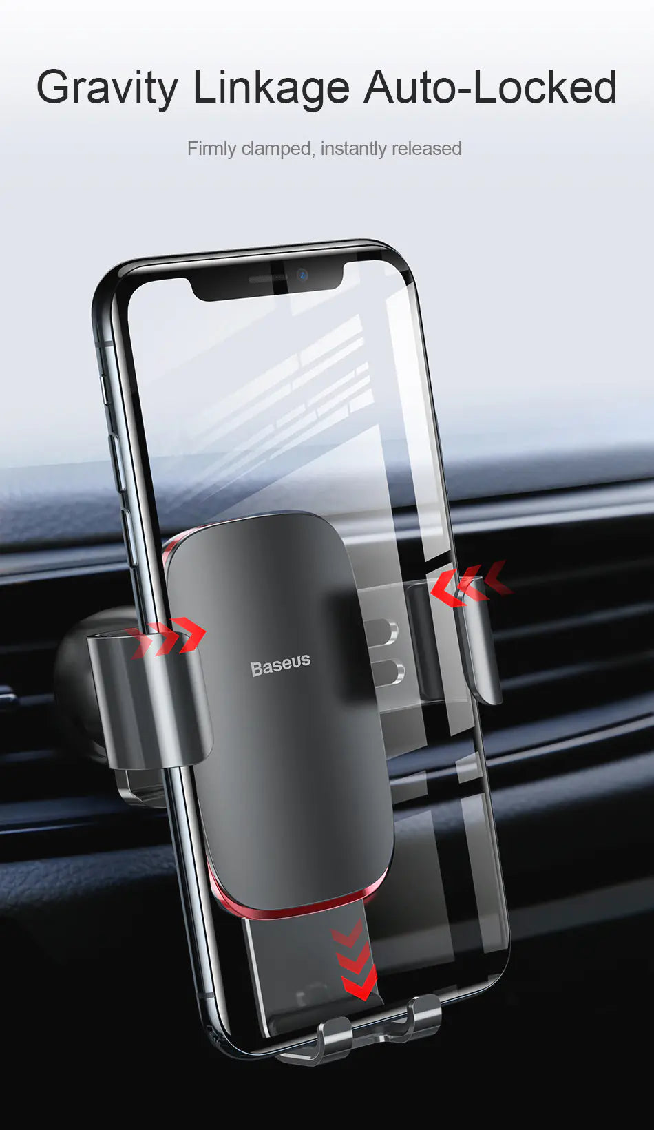 Universal 360° Gravity Phone Holder